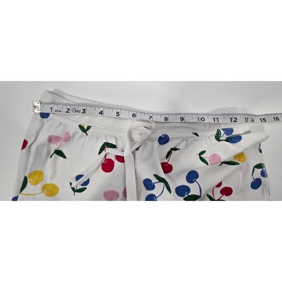 Hanna Andersson Colorful Cherries Jogger Pants Womens Medium 26x27 Loungewear - Picture 4 of 6